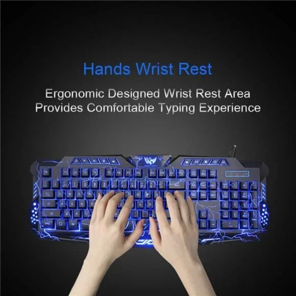 Gaming Keyboard and Mouse,USB Wired Backlit Gaming Mouse and Keyboard Combo